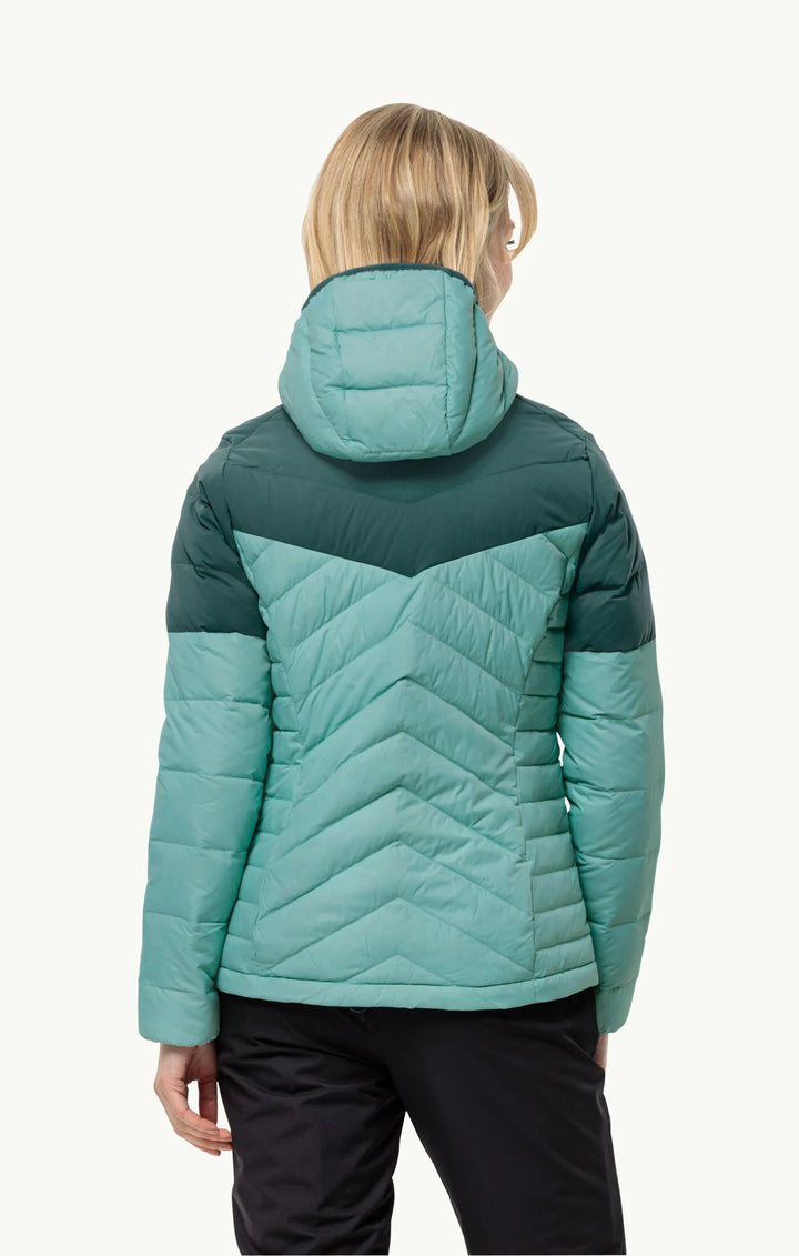 Jack Wolfskin Tundra Down Hoody W, Daunenjacke Damen, sea foam