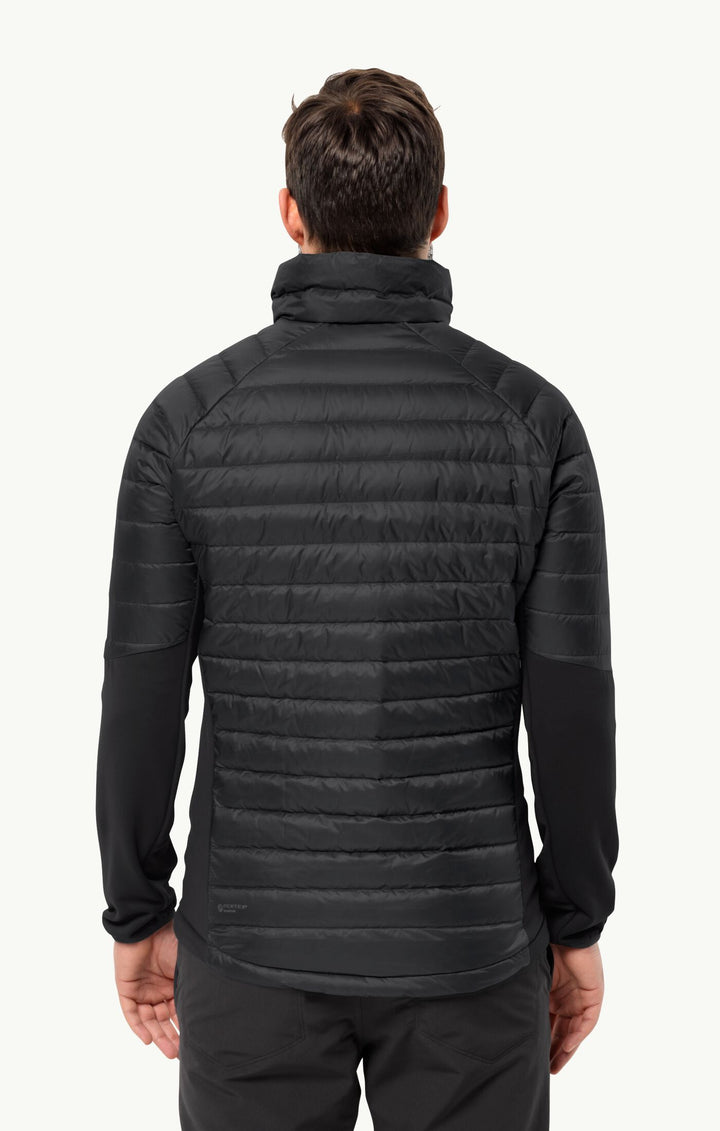 Jack Wolfskin Nebelhorn Down Hybrid M, Daunenjacke Herren, phantom