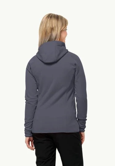 Jack Wolfskin Baiselberg Hooded Fz W, Fleecejacke Damen, dolphin