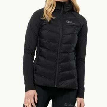 Jack Wolfskin Tasman Down Hybrid W, Daunenjacke Damen, black