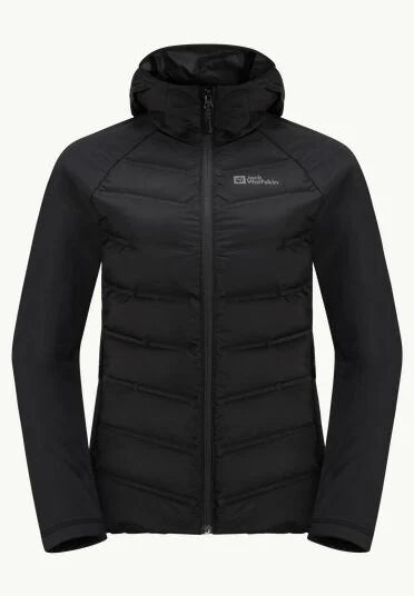 Jack Wolfskin Tasman Down Hybrid W, Daunenjacke Damen, black