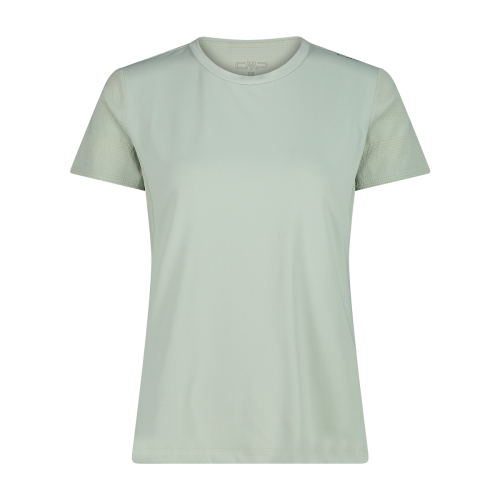 CMP Damen bedrucktes Stretch-T-Shirt, jade