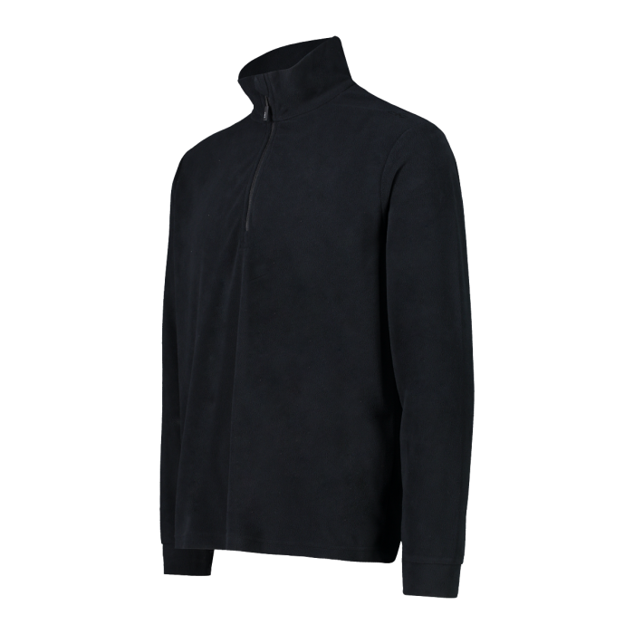 CMP Herren Fleecepullover Arctic Fleece mit Stehkragen, nero