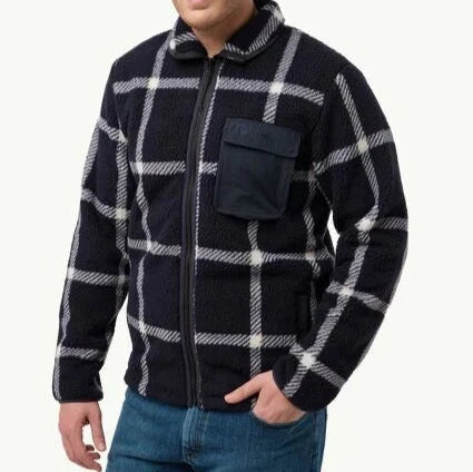 Felslicht Check Jkt M Fleecejacke Herren Jack Wolfksin