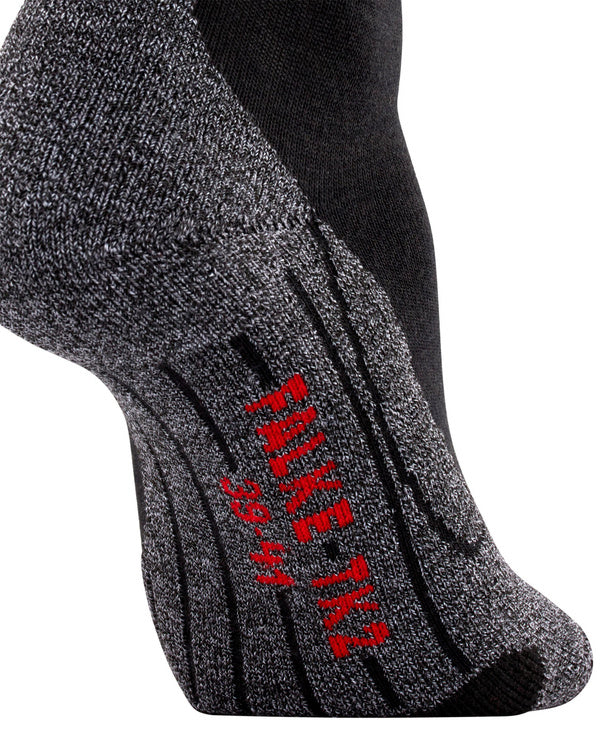 FALKE TK2 Explore Herren Socken - asphalt melange