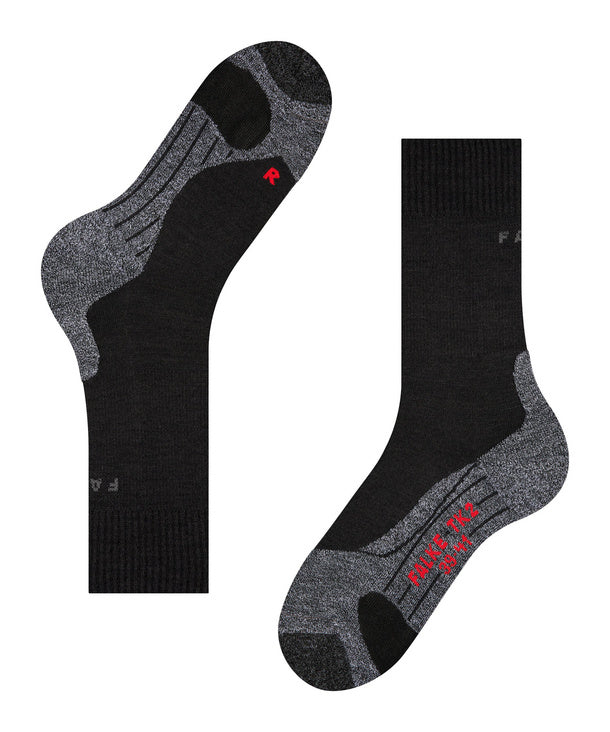 FALKE TK2 Explore Herren Socken - asphalt melange