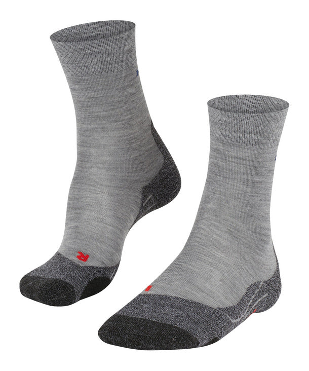 FALKE TK2 Explore Melange Herren Trekking Socken - m.grey melange