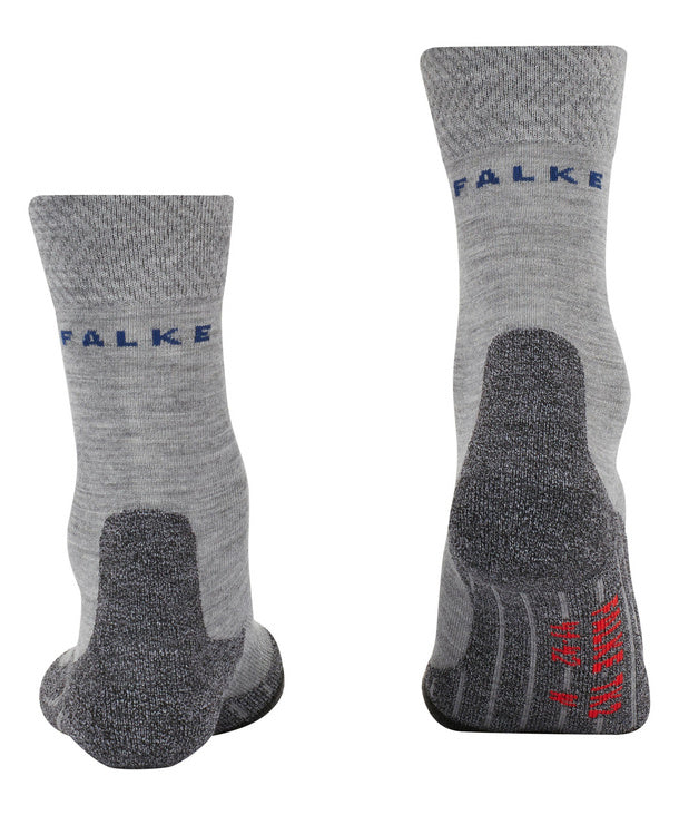 FALKE TK2 Explore Melange Herren Trekking Socken - m.grey melange