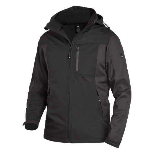 FHB JANNIK Softshelljacke, anthrazit-schwarz