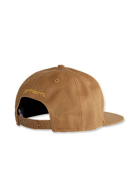 carhartt FIRM DUCK FLAT BRIM CAP, carhartt brown