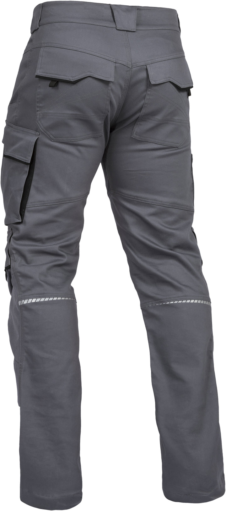 LEIBWÄCHTER Arbeitshose Flex-Line Herren, Bundhose, grau-schwarz