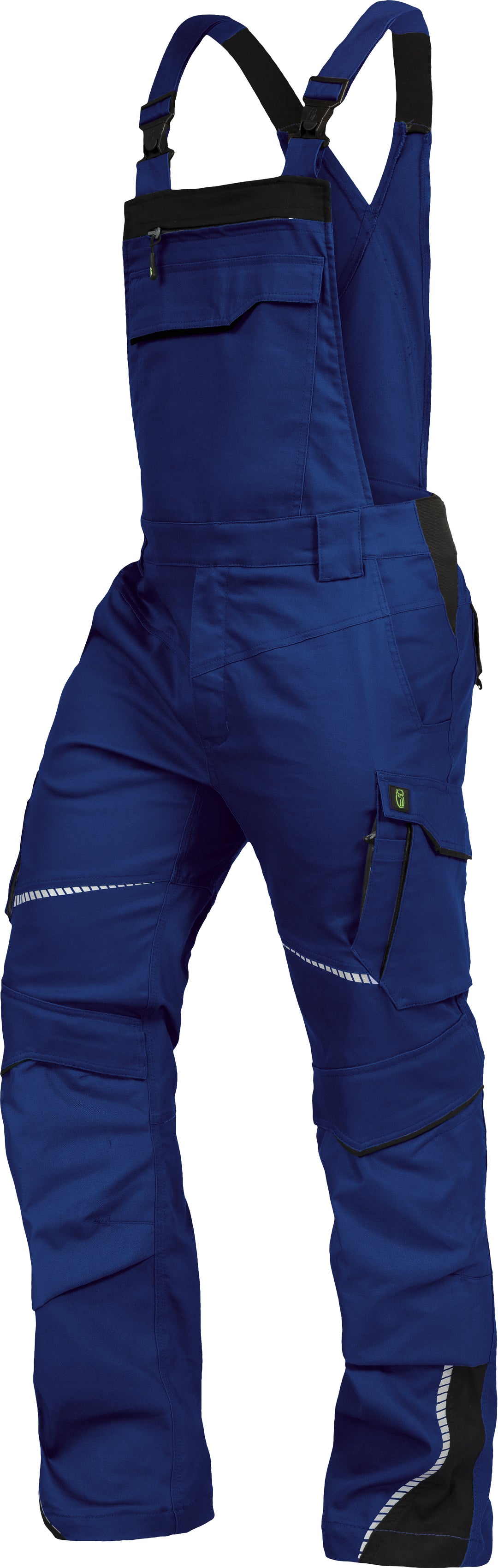 LEIBWÄCHTER Latzhose Flex-Line Herren, kornblau-schwarz