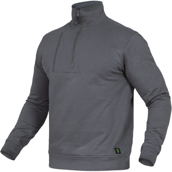 LEIBWÄCHTER FLEXR Zip-Sweater PAUL Herren, grau