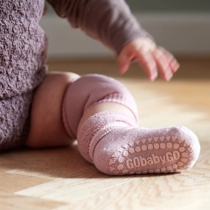 GoBabyGo Rutschfeste Socken Bio-Baumwolle - Soft pink