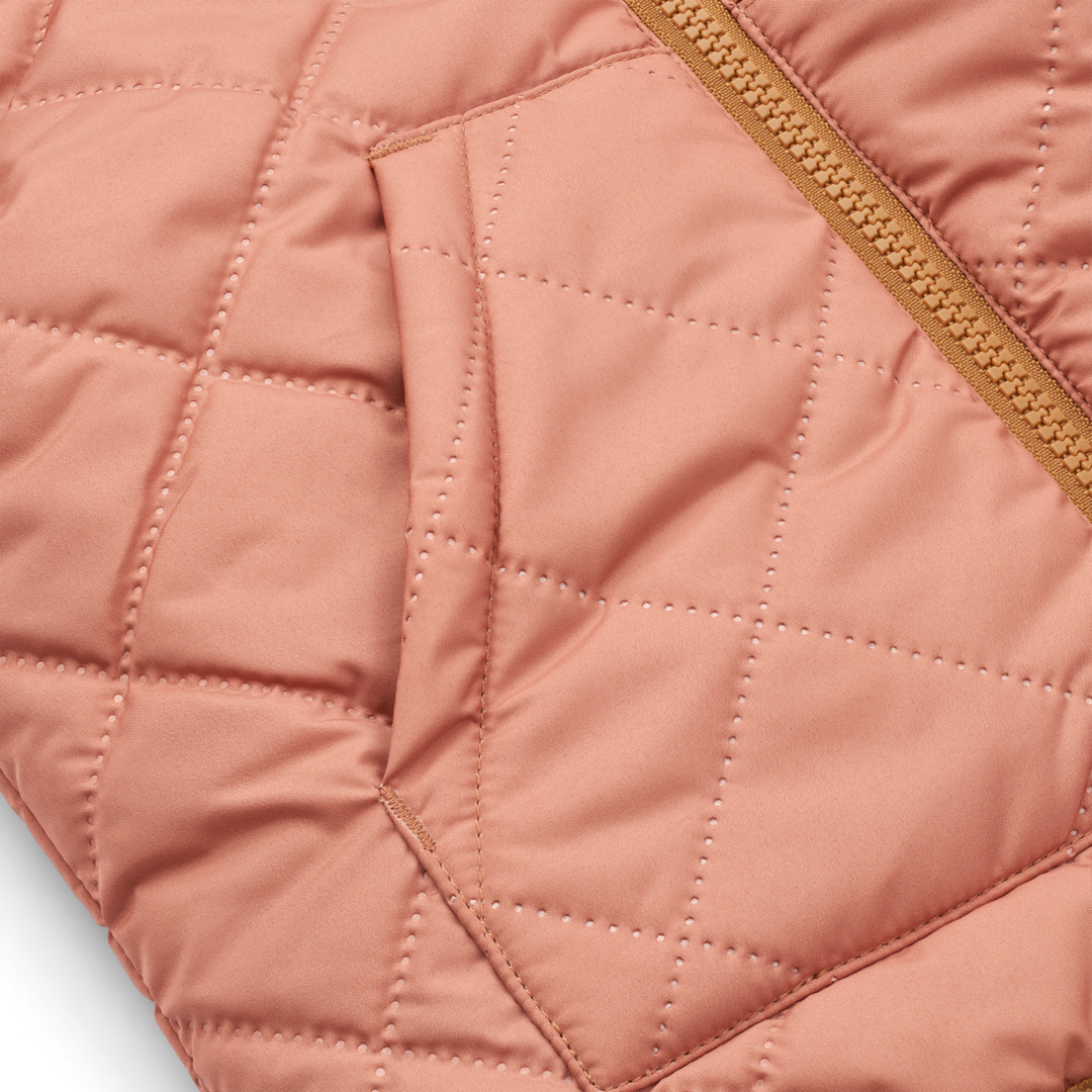 LIEWOOD Jackson wendbare Fleecejacke - Tuscany rose mix