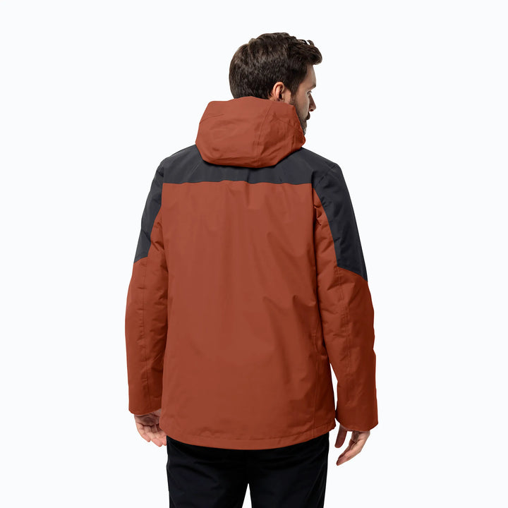 Jack Wolfskin Romberg 3in1 Jkt M, 3 in 1 Jacke Herren, carmine