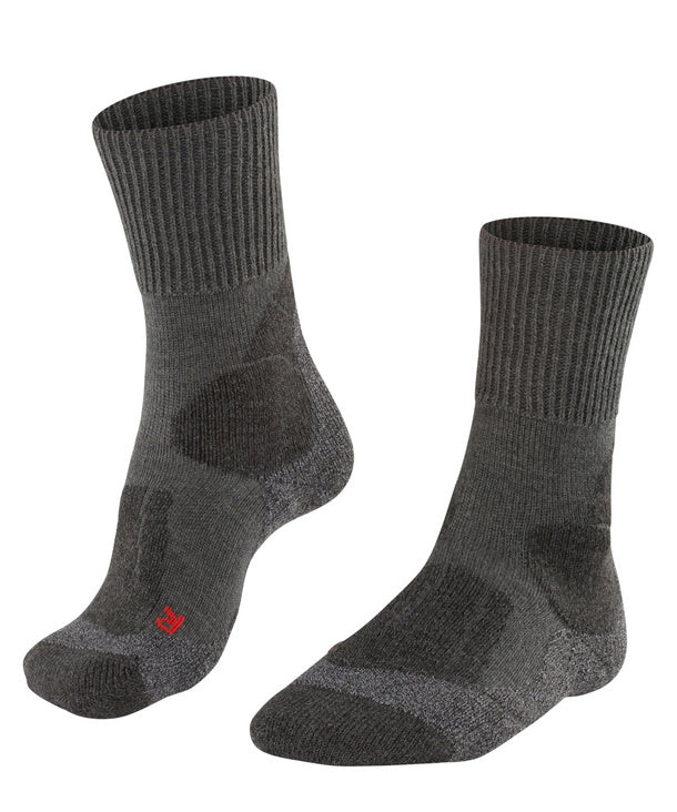 Falke TK1 Adventure Damen Trekking Socken - asphalt melange