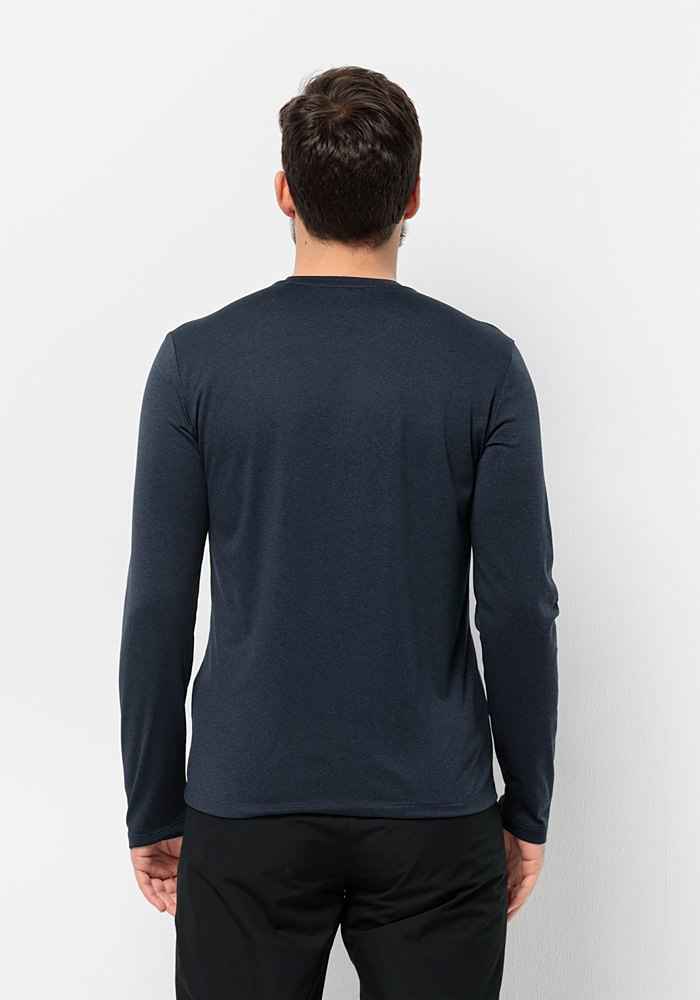 Jack Wolfskin Sky Thermal L/s M, Funktionsshirt Herren, nigth blue