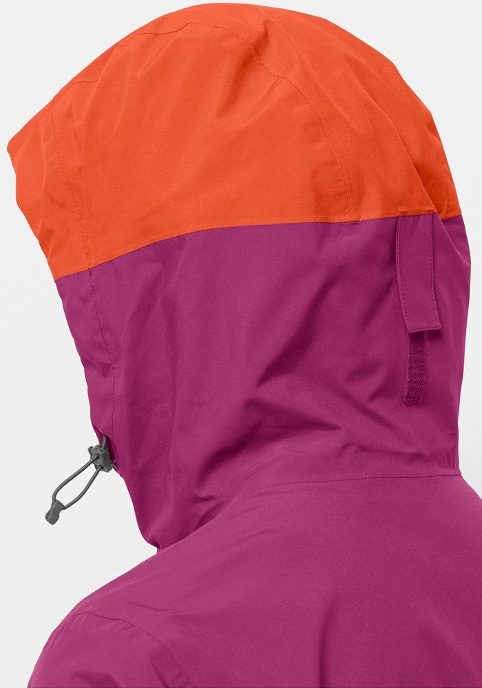 Jack Wolfskin Weiltal 2l Jkt W, Regenjacke Damen, vibrant orange